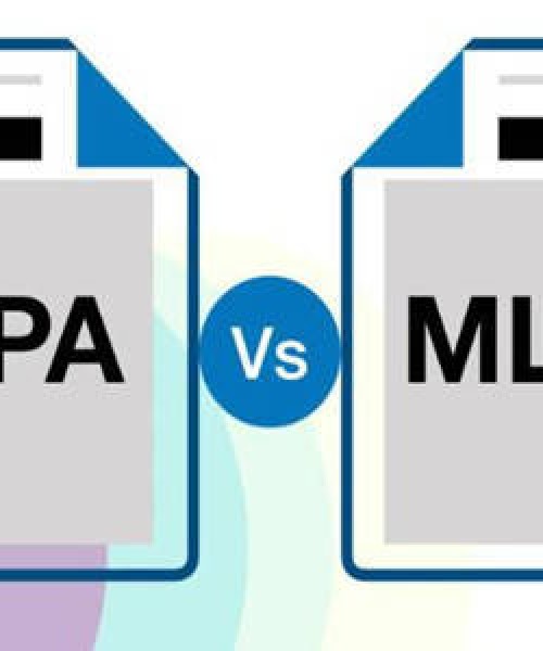 APA Vs MLA写作格式之间的区别